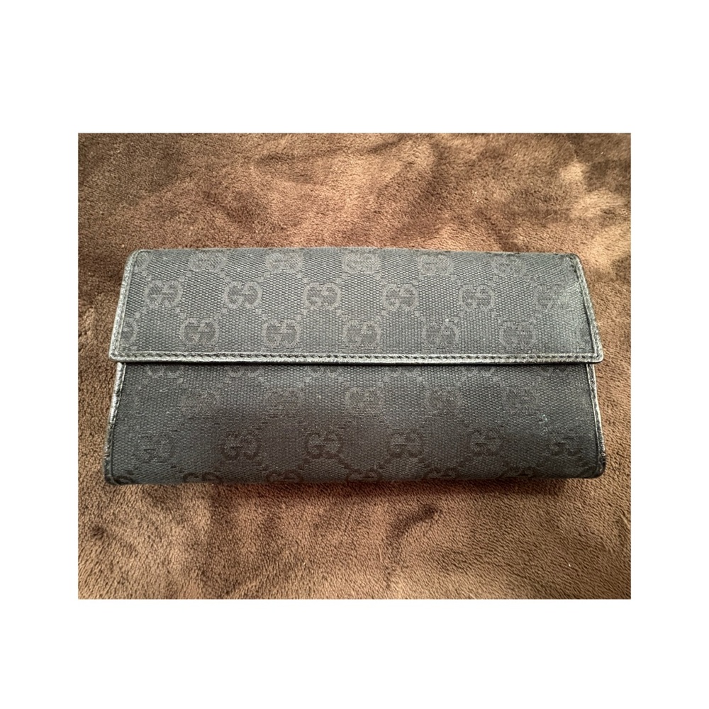 Gucci Supreme Canvas and Leather Wallet EUC - Picture 3 of 9